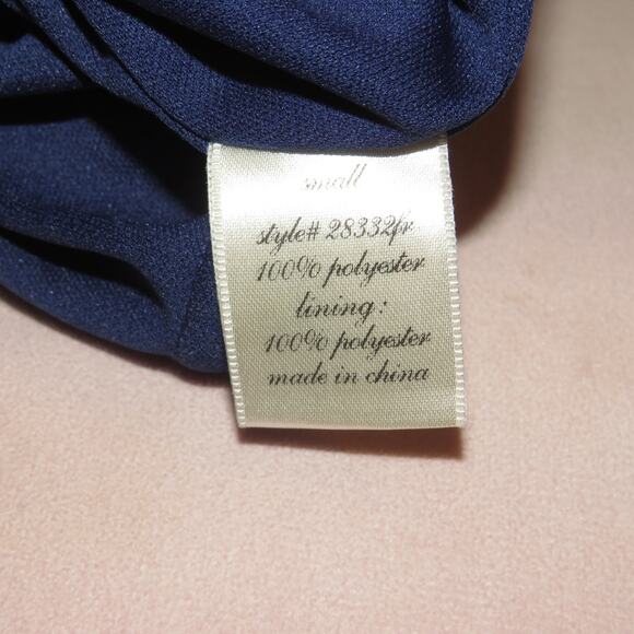 Francesca’s Alya Blue Strapless Pineapple Print Bow Front Romper - Picture 9 of 10